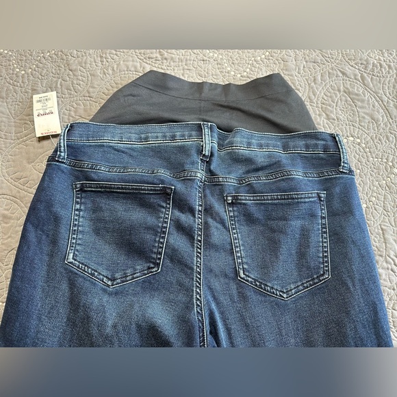 Sonoma Maternity Dark Blue Jeggings NWT Size 16 Maternity - Picture 2 of 9